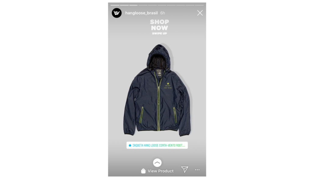 Instagram stories ad example